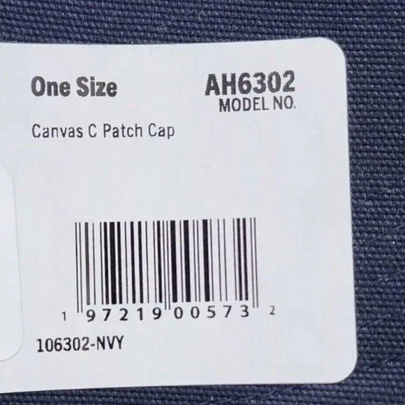 Carhartt Navy Canvas C Patch Cap - Picture 4 of 4